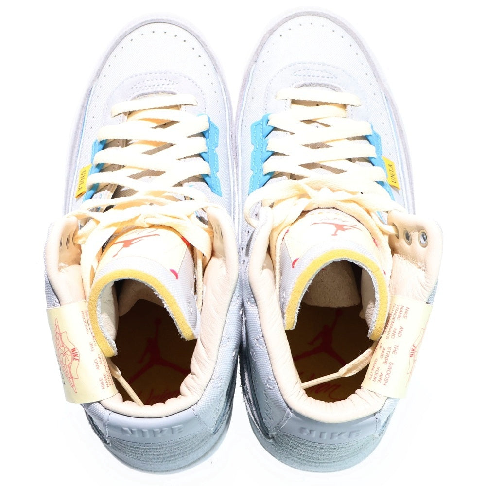 NIKE(ナイキ) ×UNION AIR JORDAN2 RETRO SP ユニオン エアジョーダン2 ハイカットスニーカー グレー US7/25cm DN3802-001