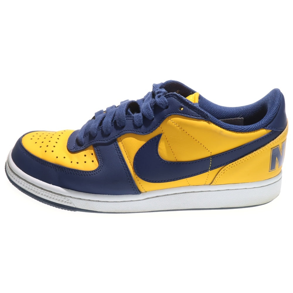 NIKE(ナイキ) TERMINATOR LOW MICHIGAN ターミネーター ミシガン ローカットスニーカー イエロー/ネイビー US8/26cm FJ4206-700