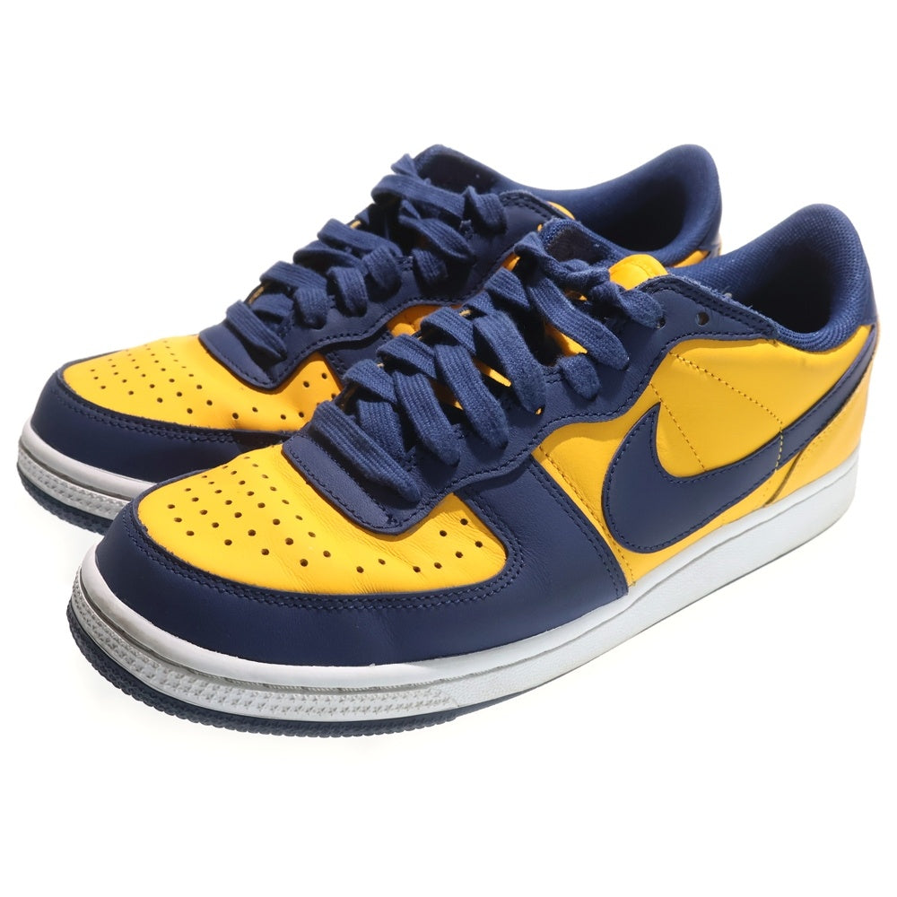 NIKE(ナイキ) TERMINATOR LOW MICHIGAN ターミネーター ミシガン ローカットスニーカー イエロー/ネイビー US8/26cm FJ4206-700