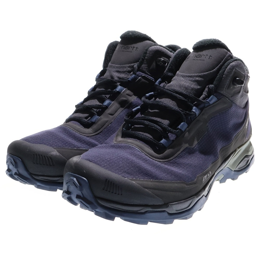 SALOMON(サロモン) ×Carhartt WIP CSWP Shelter カーハート トレッキングシューズ ハイカットスニーカー ブラック US8/26cm 416730
