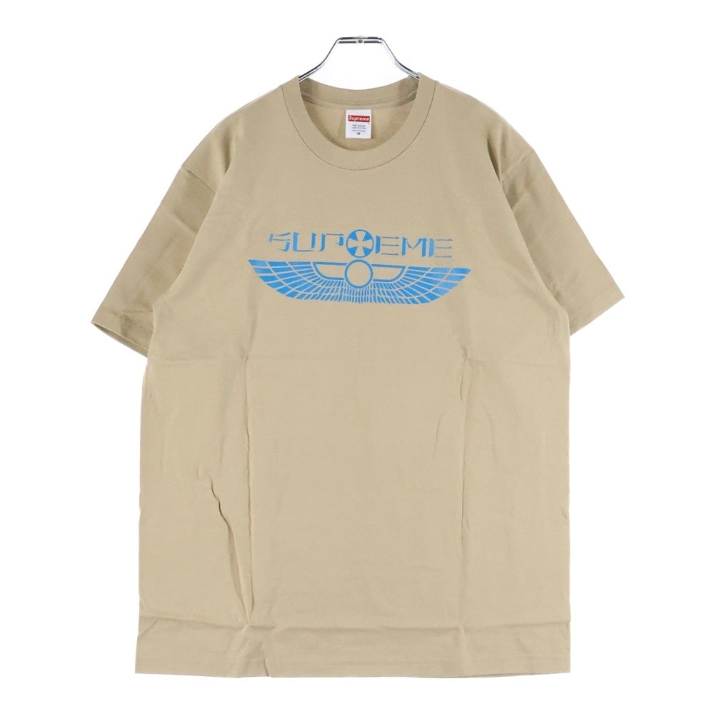 SUPREME(シュプリーム) 25SS Wings Tee ウイングロゴ クルーネック半袖Tシャツ カットソー ベージュ