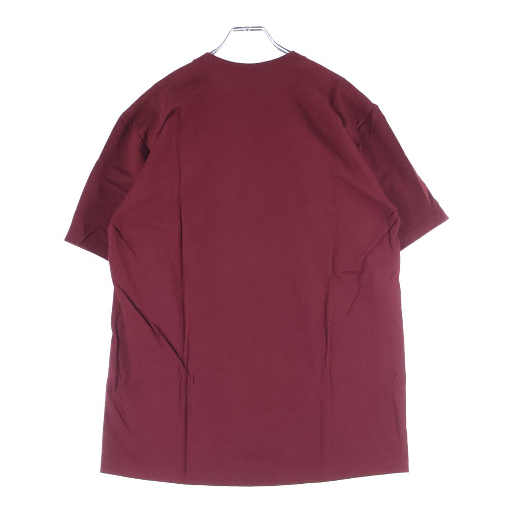 SUPREME(シュプリーム) 18AW System Tee システム フロントプリント クルーネック半袖Tシャツ カットソー バーガンディ