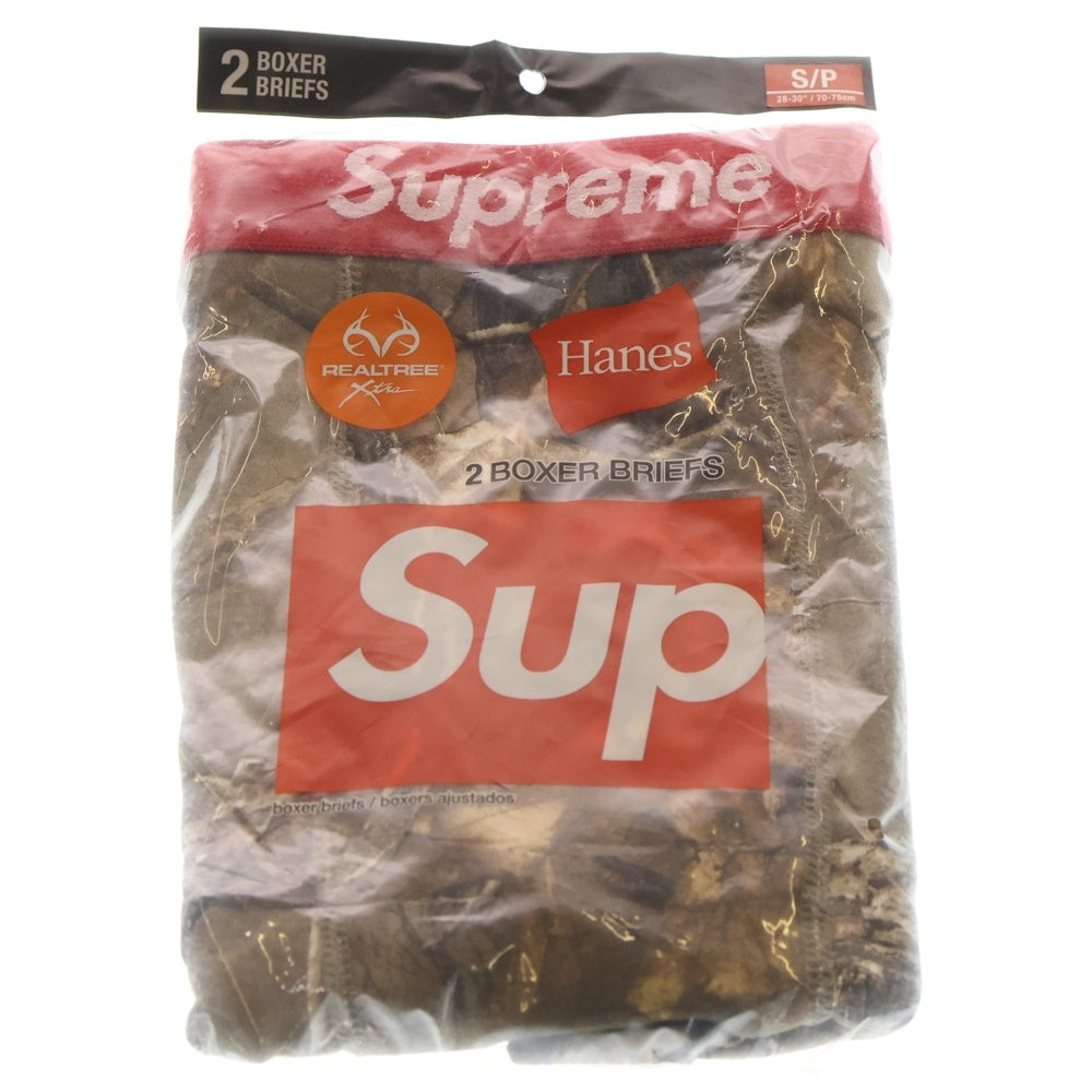 SUPREME(シュプリーム) 17AW Hanes Realtree Boxer Briefs 2Pack ヘインズ リアルツリー ボクサーブリーフ 2パック カーキ