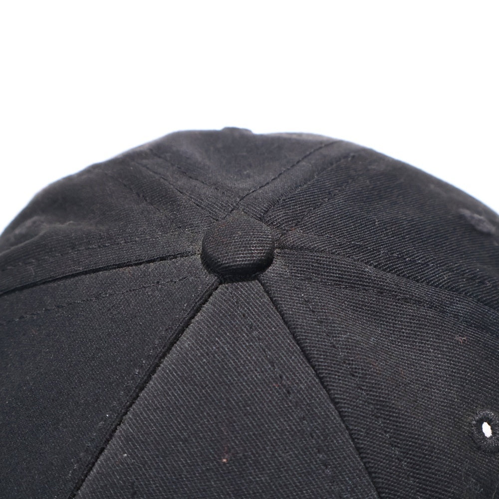 SUPREME(シュプリーム) 17SS Go Fuck Yourself 5Panel フロントエンブロイダリー 5パネルキャップ 帽子 ブラック/イエロー