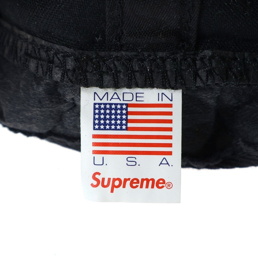 SUPREME(シュプリーム) 17SS Go Fuck Yourself 5Panel フロントエンブロイダリー 5パネルキャップ 帽子 ブラック/イエロー