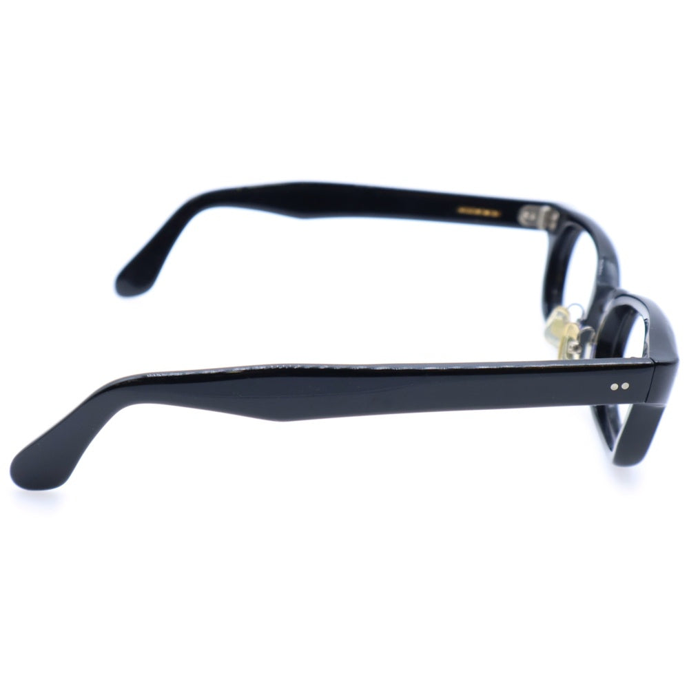 白山眼鏡店(ハクサンガンキョウテン) ×TENDERLOIN IN THE WIND テンダーロイン インザウインド ウェリントン セルフレーム眼鏡 メガネ ブラック