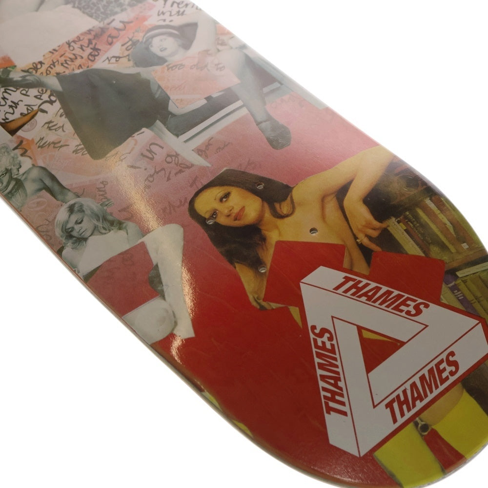 Palace Skateboards(パレススケートボーズ) ×Thames London テムズロンドン 総柄 スケートボードデッキ マルチ