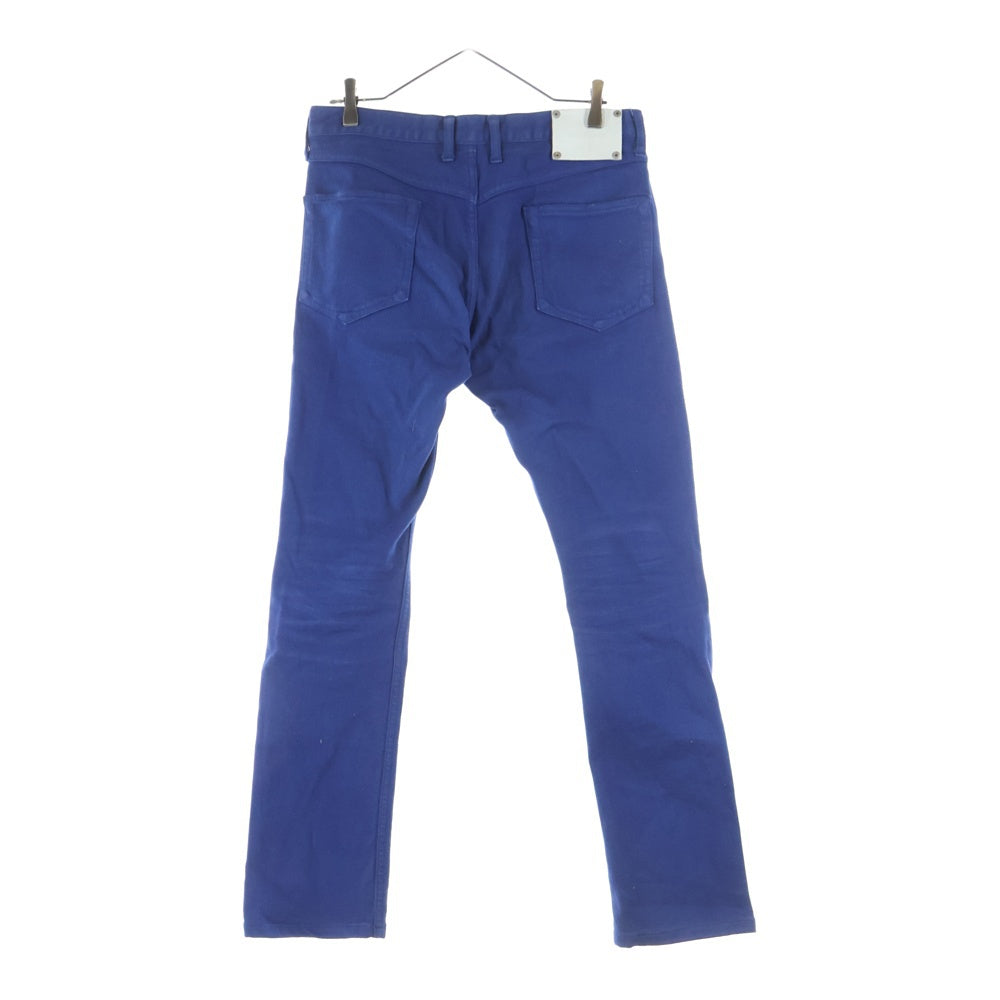 ISAMU KATAYAMA BACKLASH(イサムカタヤマバックラッシュ) パッチ ストレッチ ストレートパンツ ブルー 1356-01