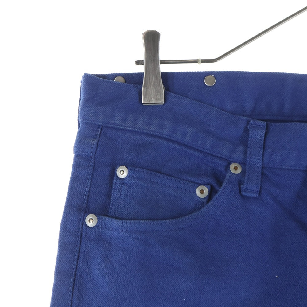 ISAMU KATAYAMA BACKLASH(イサムカタヤマバックラッシュ) パッチ ストレッチ ストレートパンツ ブルー 1356-01