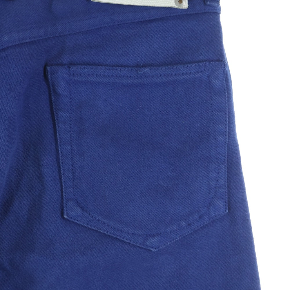 ISAMU KATAYAMA BACKLASH(イサムカタヤマバックラッシュ) パッチ ストレッチ ストレートパンツ ブルー 1356-01