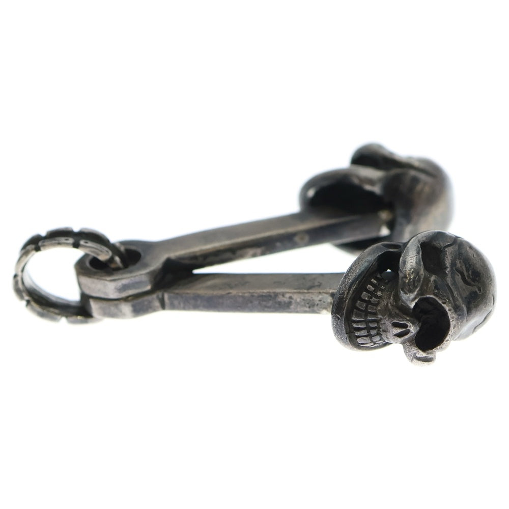 STOP LIGHT(ストップライト) 2 Skull Piston Top 2スカル ピストン ネックレストップ シルバー