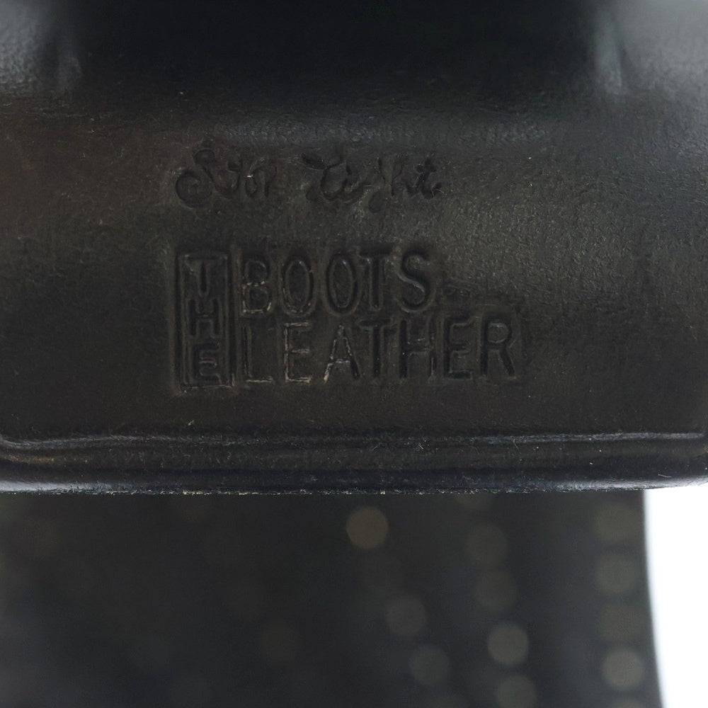 STOP LIGHT(ストップライト) Sunrise Studs Leather Bracelet サンライズスタッズ レザー ブレスレット ブラック/レッド