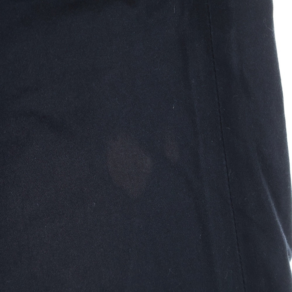 ISAMU KATAYAMA BACKLASH(イサムカタヤマバックラッシュ) SHARKEY 裾ジップ コットン ストレッチ ストレート スキニーパンツ ブラック 1661-02