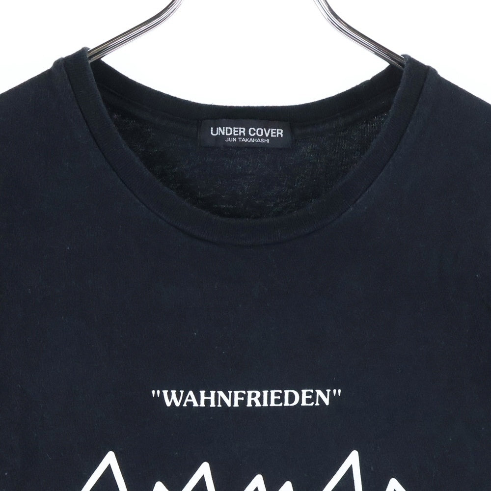UNDERCOVER(アンダーカバー) RECORDS TEE フロントプリント クルーネック 半袖Tシャツ カットソー ブラック UCU9807