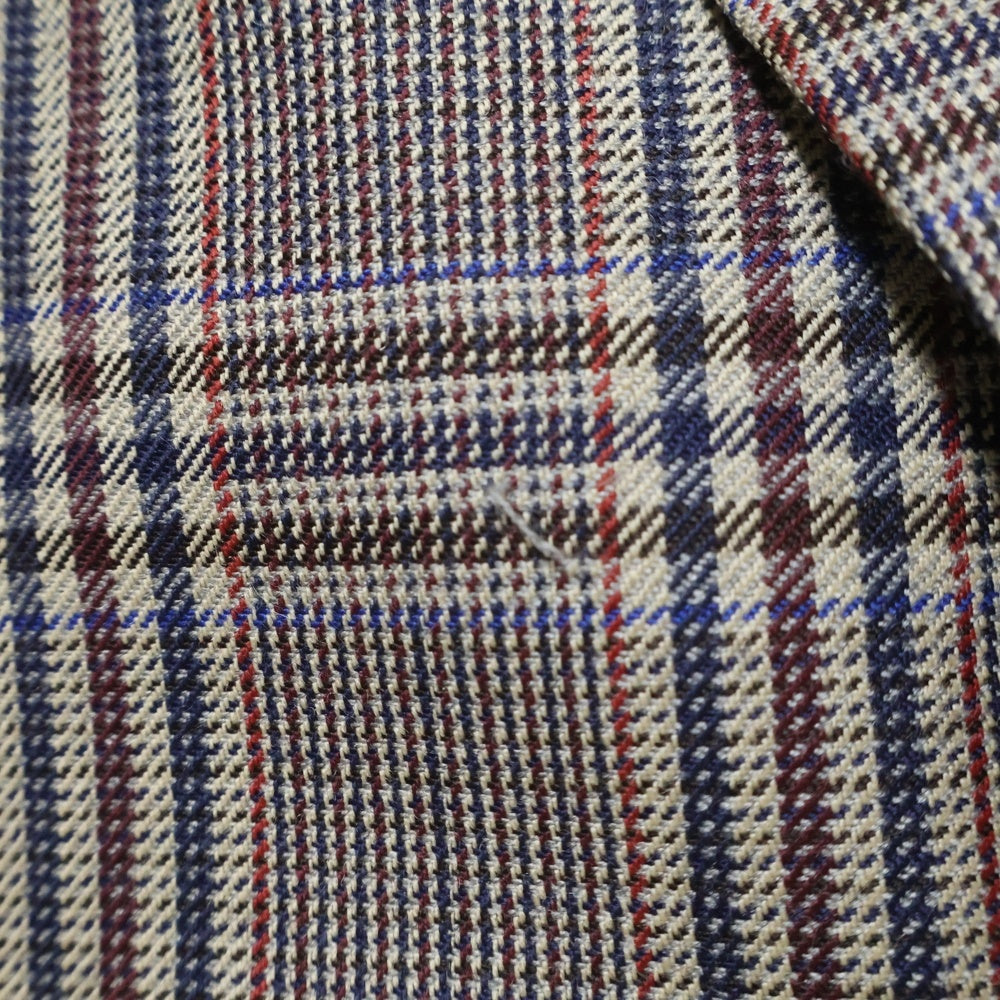 DRIES VAN NOTEN(ドリスヴァンノッテン) 18SS グレンチェック 2B ウール ロング チェスターコート グレー 73-09-81-09004