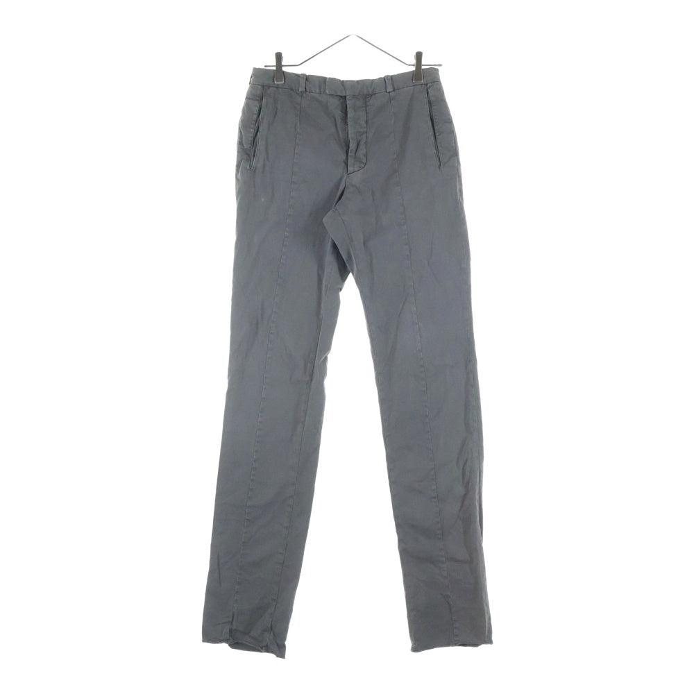 Maison Martin Margiela(メゾンマルタンマルジェラ) ここのえ期 ボタンフライ スリムフィット チノパンツ グレー S30KA0215