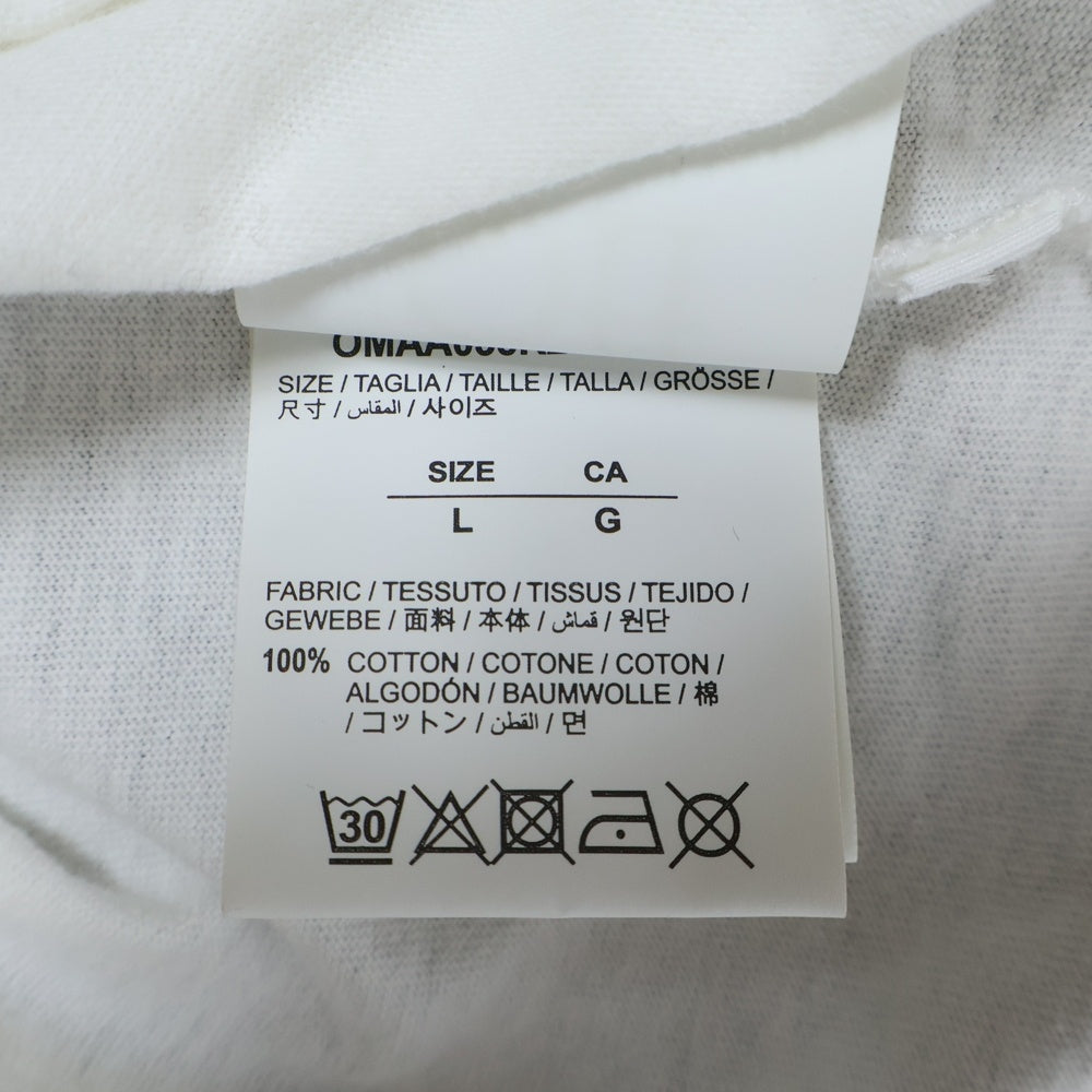 OFF-WHITE(オフホワイト) MARKER ARROW PRINT S/S TEE バッグ マーカー アロープリント クルーネック 半袖Tシャツカットソー ホワイト OMAA038R21JER002