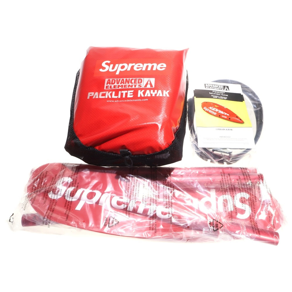 SUPREME(シュプリーム) 18SS Advanced Elements Packlite Kayak アドバンスド エレメント パックライト カヤック ロゴ ビニール ボート レッド