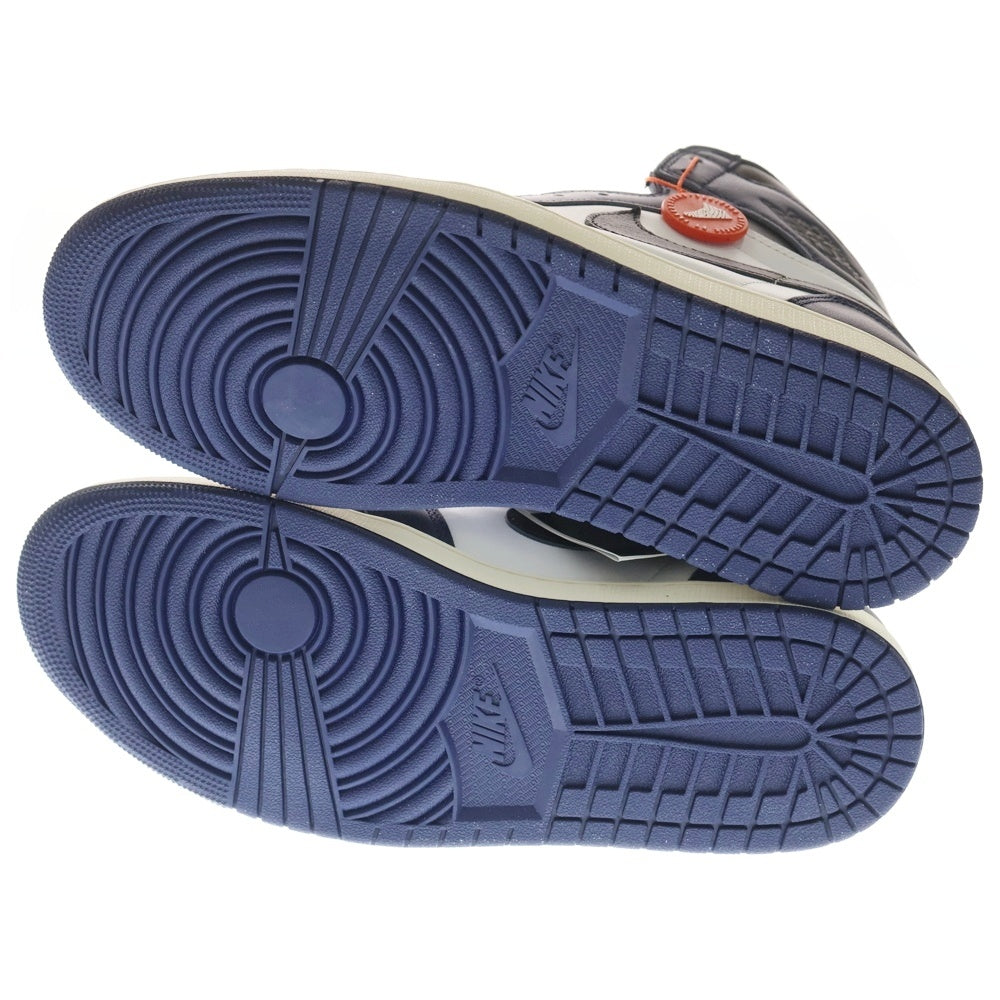 NIKE(ナイキ) AIR JORDAN 1 RETRO HIGH OG MIDNIGHT NAVY エア ジョーダン1 レトロ ミッドナイト ハイカットスニーカー ネイビー/ホワイト US10.5/28.5cm DZ5485-401
