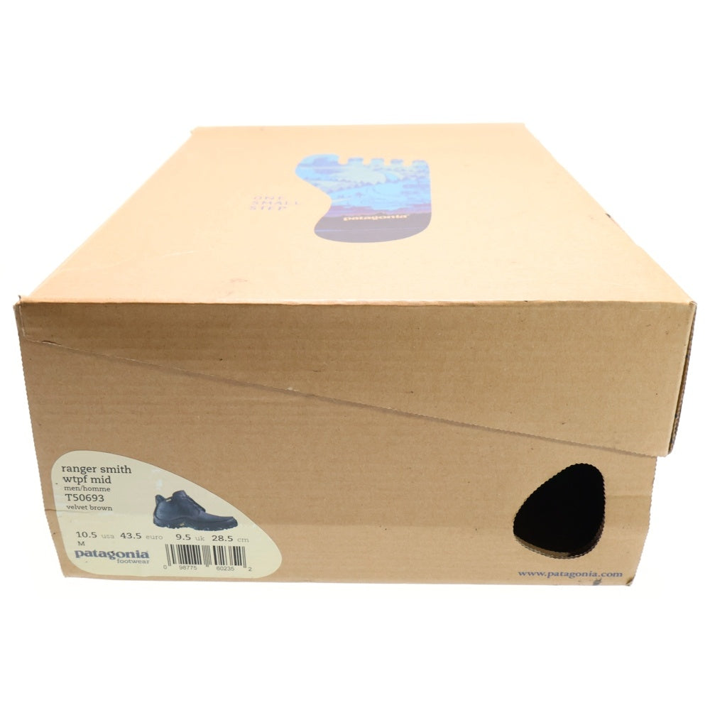 PATAGONIA(パタゴニア) RANGER SMITH WTPF MID レンジャー ミッドカットスニーカー トレッキングシューズ ブラウン US10.5/28.5cm T50693