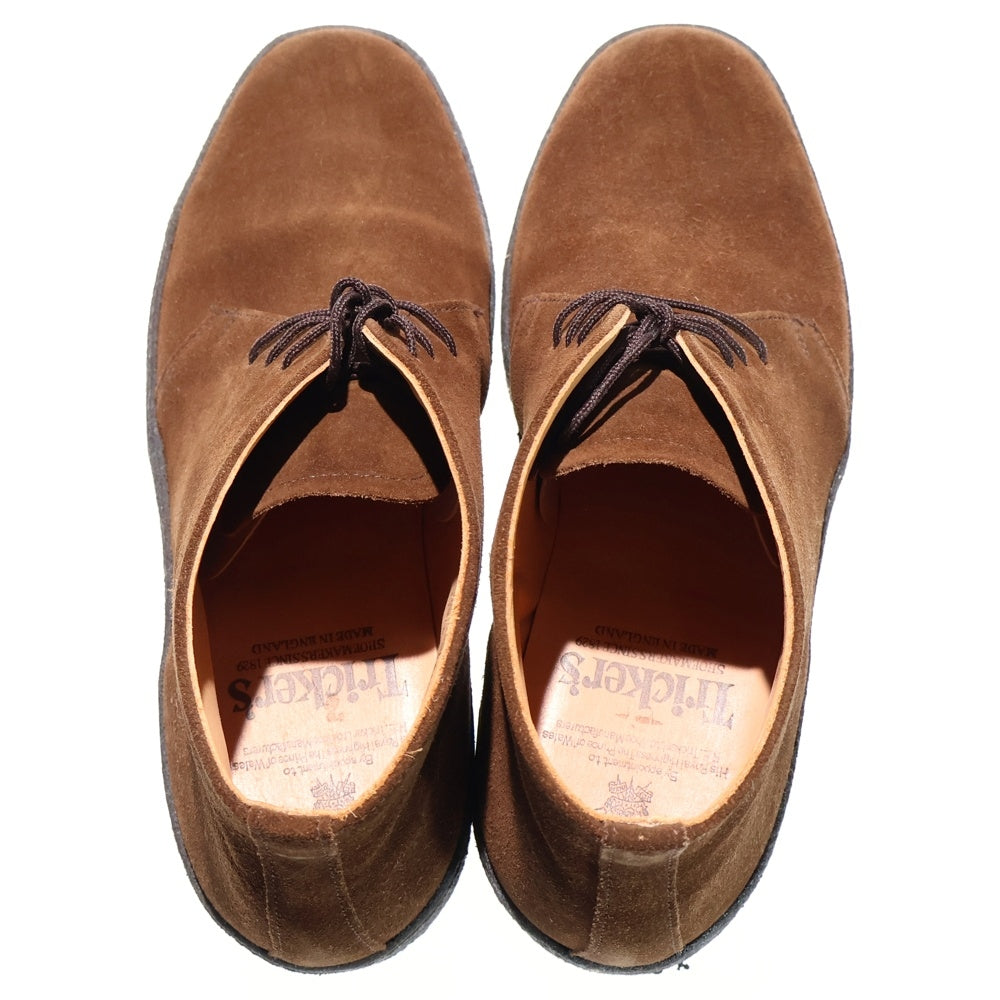 Tricker's(トリッカーズ) MUD GUARD CHUKKA BOOTS マッドガード スエード チャッカブーツ ブラウン 5265