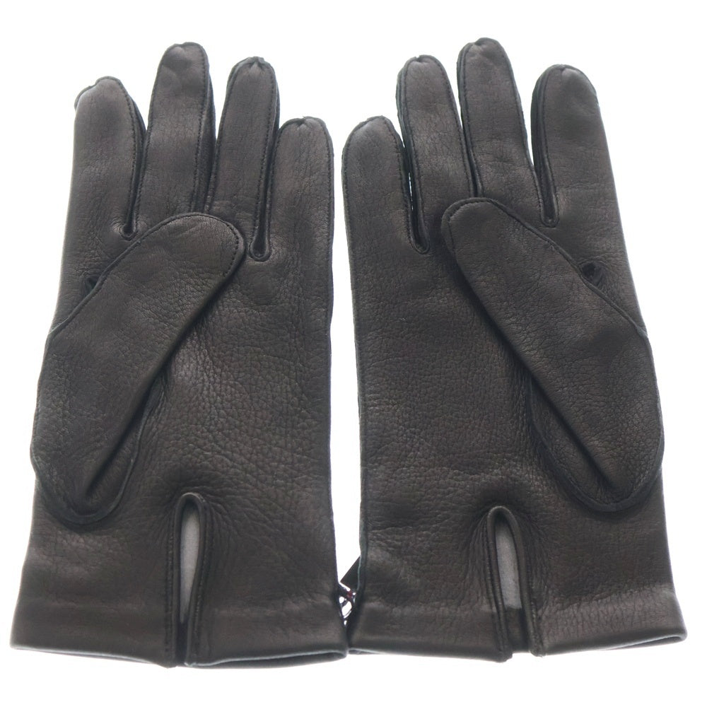 DENTS(デンツ) LEATHER GLOVES ハンドメイド レザーグローブ ブラック