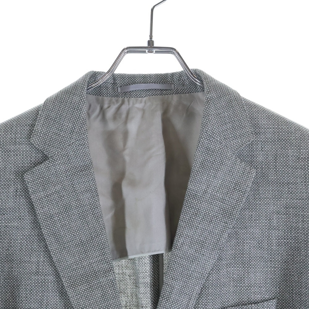 HUGO BOSS(ヒューゴボス) 2B ピュアリネン シングルテーラードジャケット グレー BBS16-225-04 サイズ 48