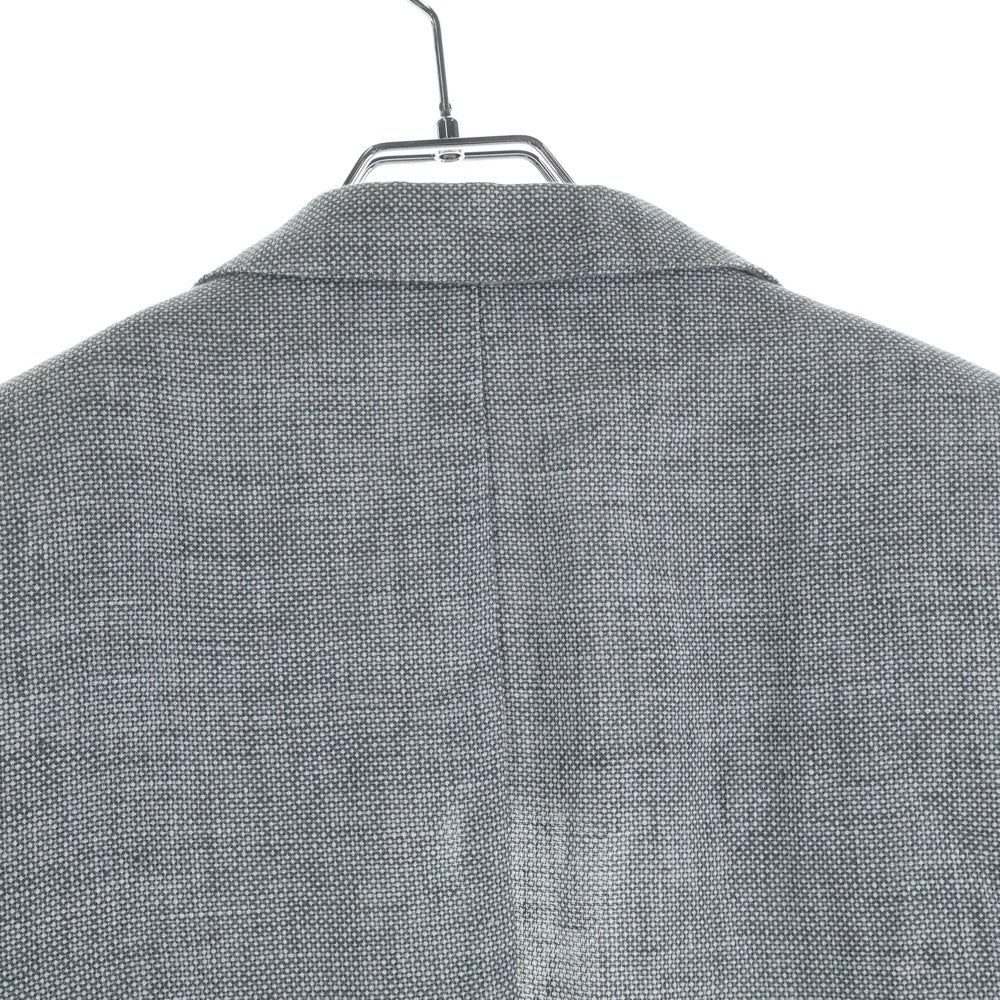 HUGO BOSS(ヒューゴボス) 2B ピュアリネン シングルテーラードジャケット グレー BBS16-225-04 サイズ 48