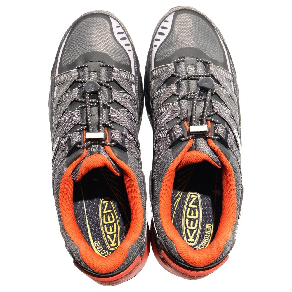 KEEN(キーン) ローカットスニーカー トラッキングシューズ グレー/オレンジ US10.5/28.5cm 1015705