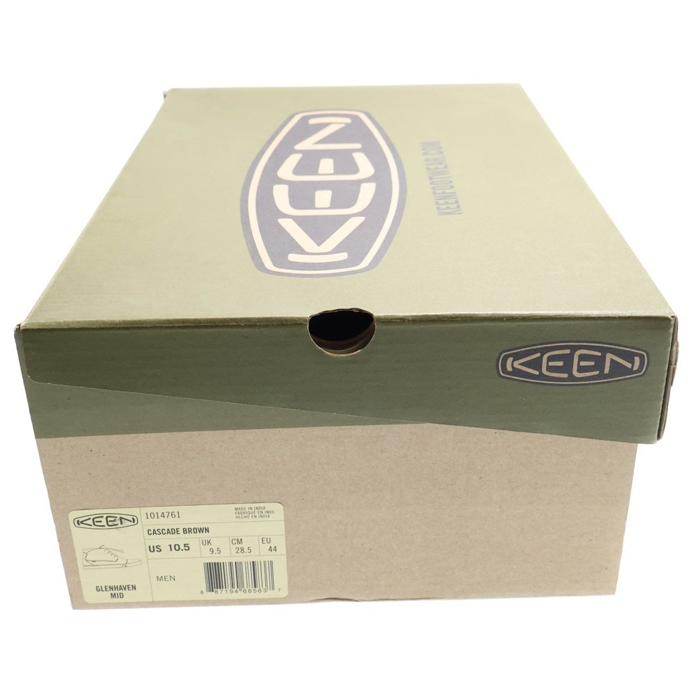 KEEN(キーン) GLENHAVEN MID グレンヘイヴェン レザー ミッドカットスニーカー ブラウン 1014761