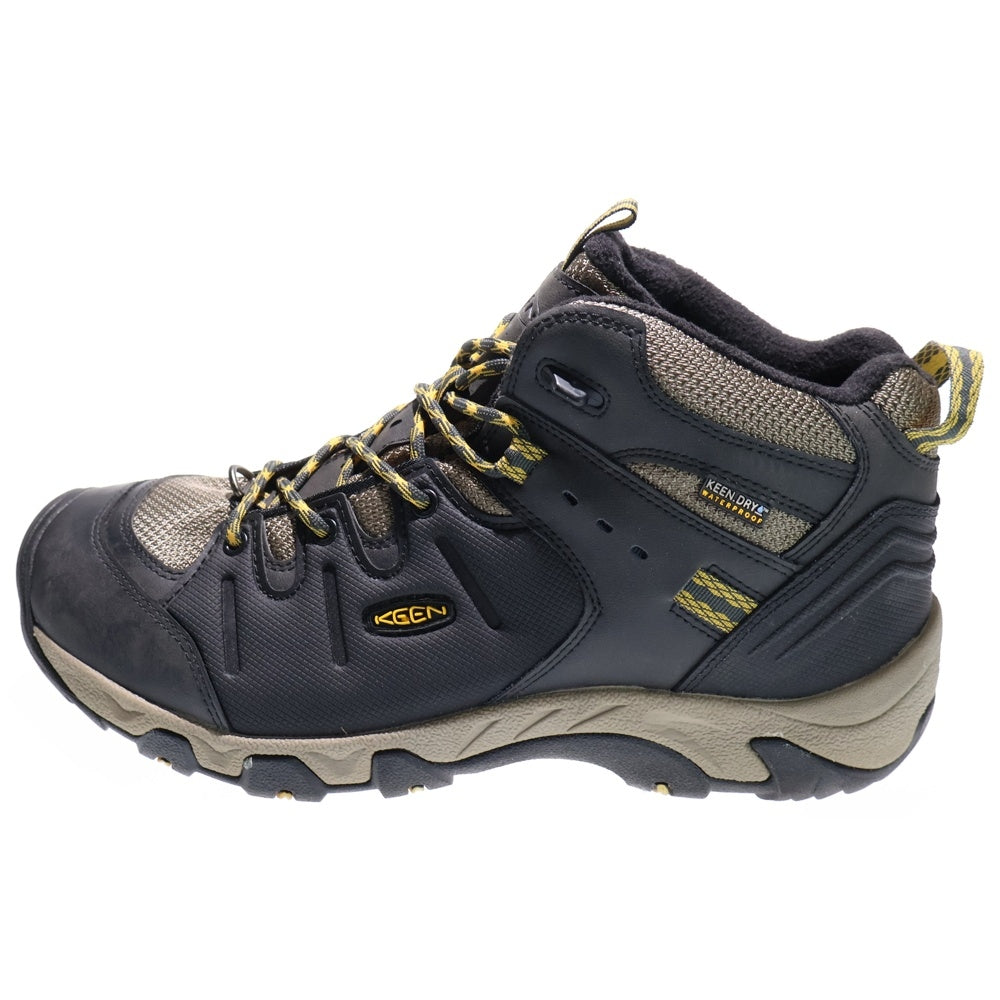 KEEN(キーン) ラバーロゴ トレッキングシューズ ブラック 1013309