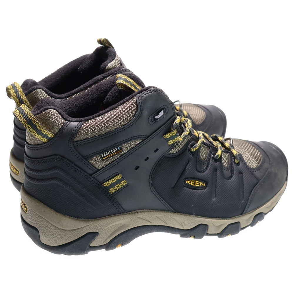 KEEN(キーン) ラバーロゴ トレッキングシューズ ブラック 1013309