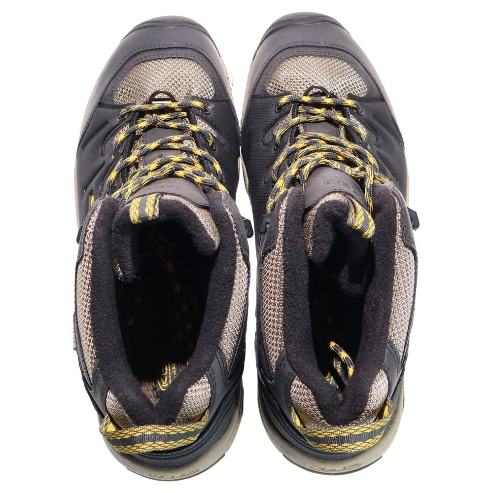 KEEN(キーン) ラバーロゴ トレッキングシューズ ブラック 1013309