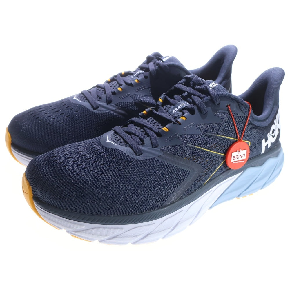 HOKA ONE ONE(ホカオネオネ) ARAHI 5 アラヒ メッシュ ローカットスニーカー ネイビー US10.5/28.5cm 1115010