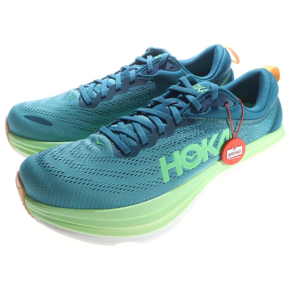 HOKA ONE ONE(ホカオネオネ) BONDI 8 ボンダイ メッシュ ローカットスニーカー ライトブルー US10.5/28.5cm 1123202