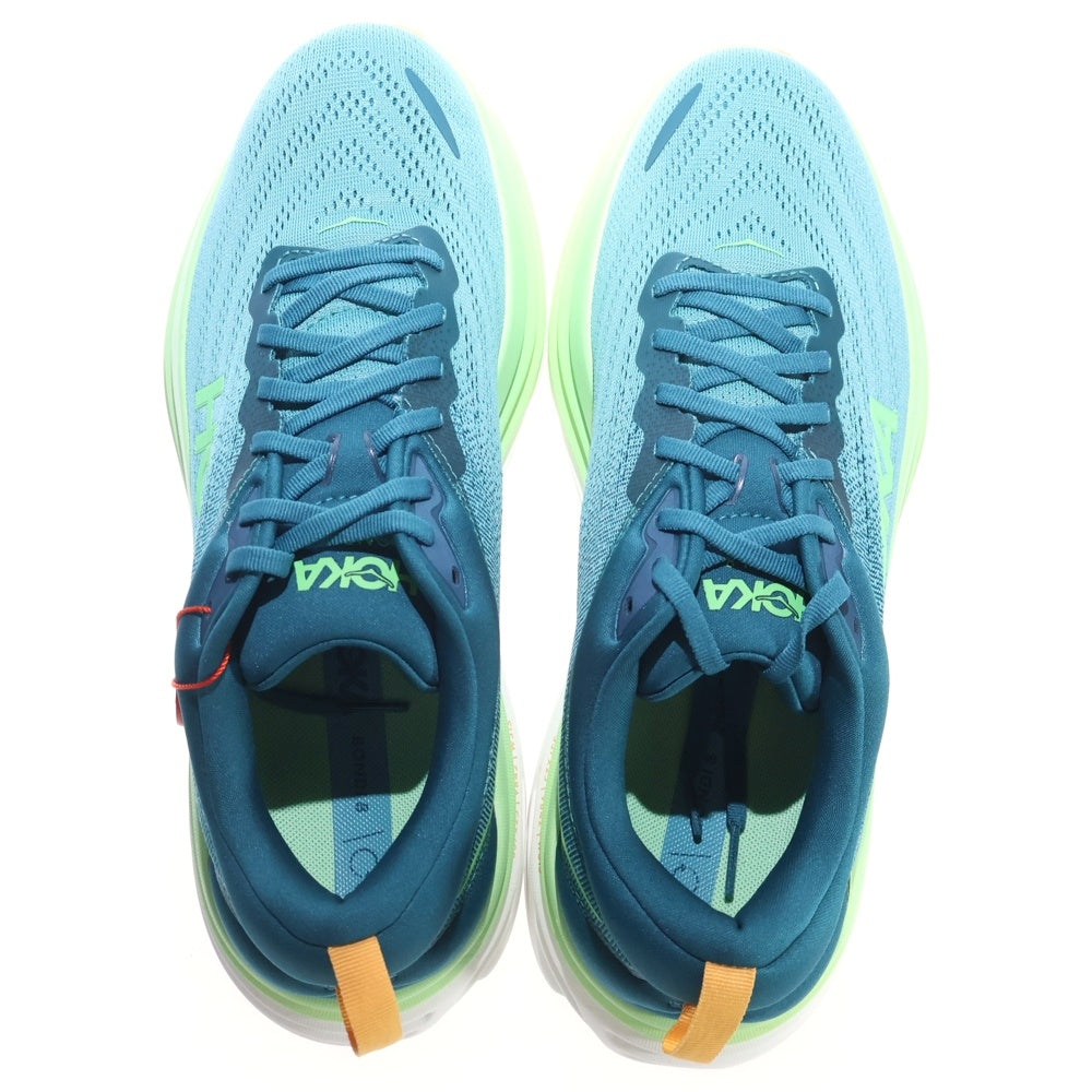 HOKA ONE ONE(ホカオネオネ) BONDI 8 ボンダイ メッシュ ローカットスニーカー ライトブルー US10.5/28.5cm 1123202