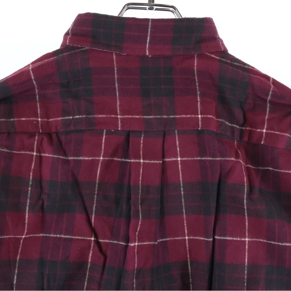 L.L.Bean(エルエルビーン) 90S VINTAGE Flannel L/S Shirt ヴィンテージ ボタンダウン フランネル 長袖チェックシャツ レッド/ブラック