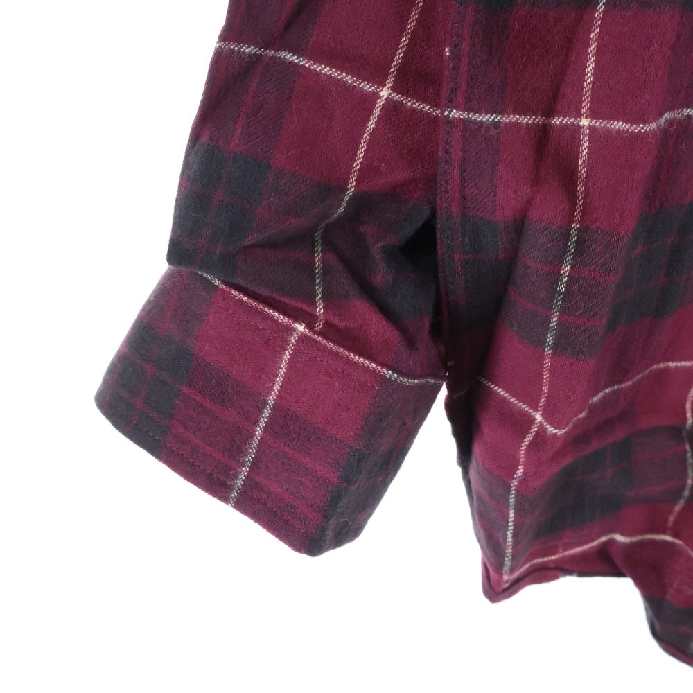 L.L.Bean(エルエルビーン) 90S VINTAGE Flannel L/S Shirt ヴィンテージ ボタンダウン フランネル 長袖チェックシャツ レッド/ブラック