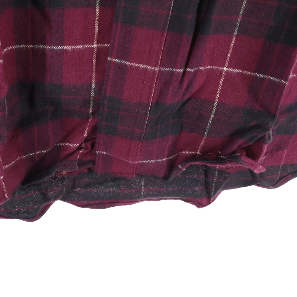 L.L.Bean(エルエルビーン) 90S VINTAGE Flannel L/S Shirt ヴィンテージ ボタンダウン フランネル 長袖チェックシャツ レッド/ブラック