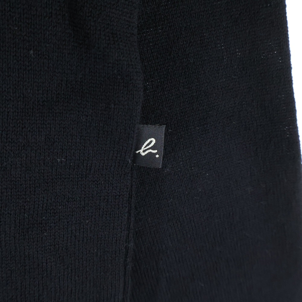 agnes b.(アニエスベー) HOMME オム タートルネック ニットセーター ブラック 2308-3753