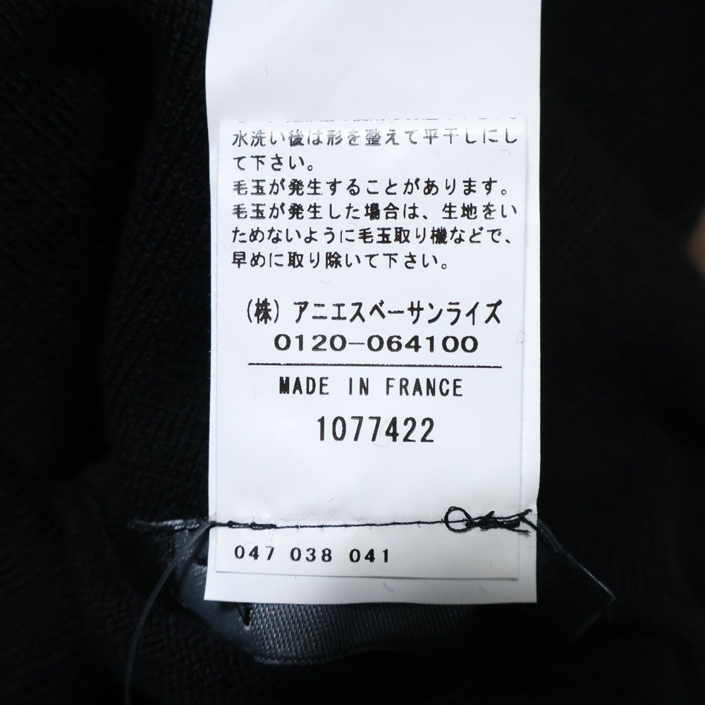 agnes b.(アニエスベー) HOMME オム タートルネック ニットセーター ブラック 2308-3753