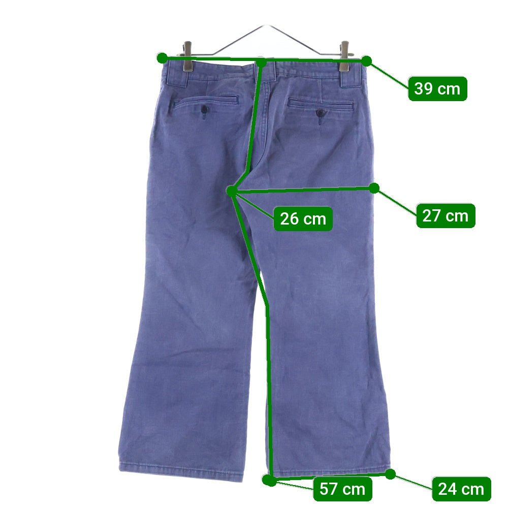 tricot COMME des GARCONS(トリコ コム デ ギャルソン) 07AW ワイド デニム パンツインディゴ TT-P005 AD2007 レディース