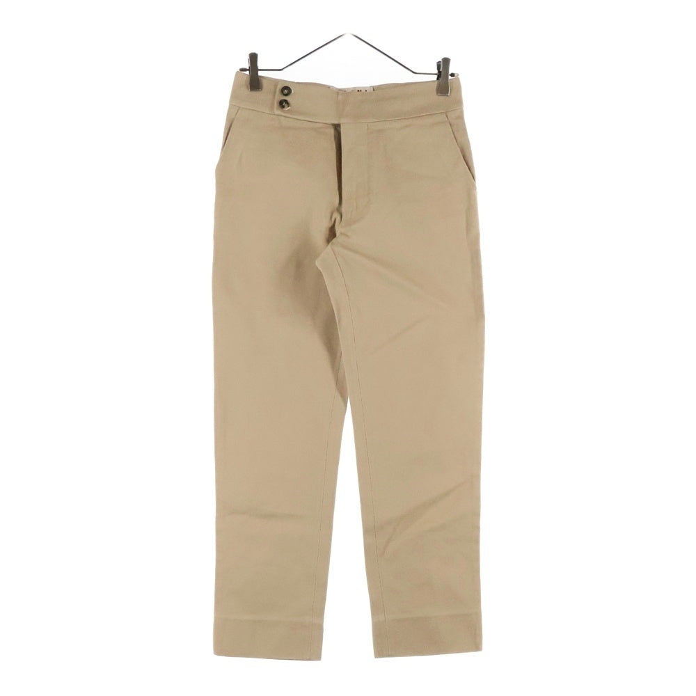 MARNI(マルニ) コットン チノ ロングパンツ ベージュ レディース