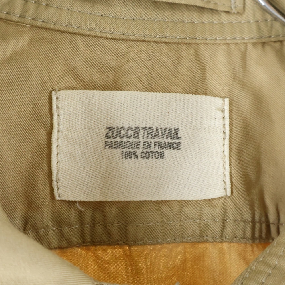 ZUCCa(ズッカ) ステンカラー 長袖シャツ ベージュ ZU31-FJ015 レディース