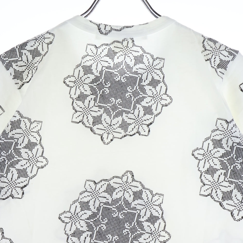 COMME des GARCONS COMME des GARCONS(コムデギャルソンコムデギャルソン) フラワープリント クルーネック 半袖Tシャツカットソーホワイト S9T009 レディース