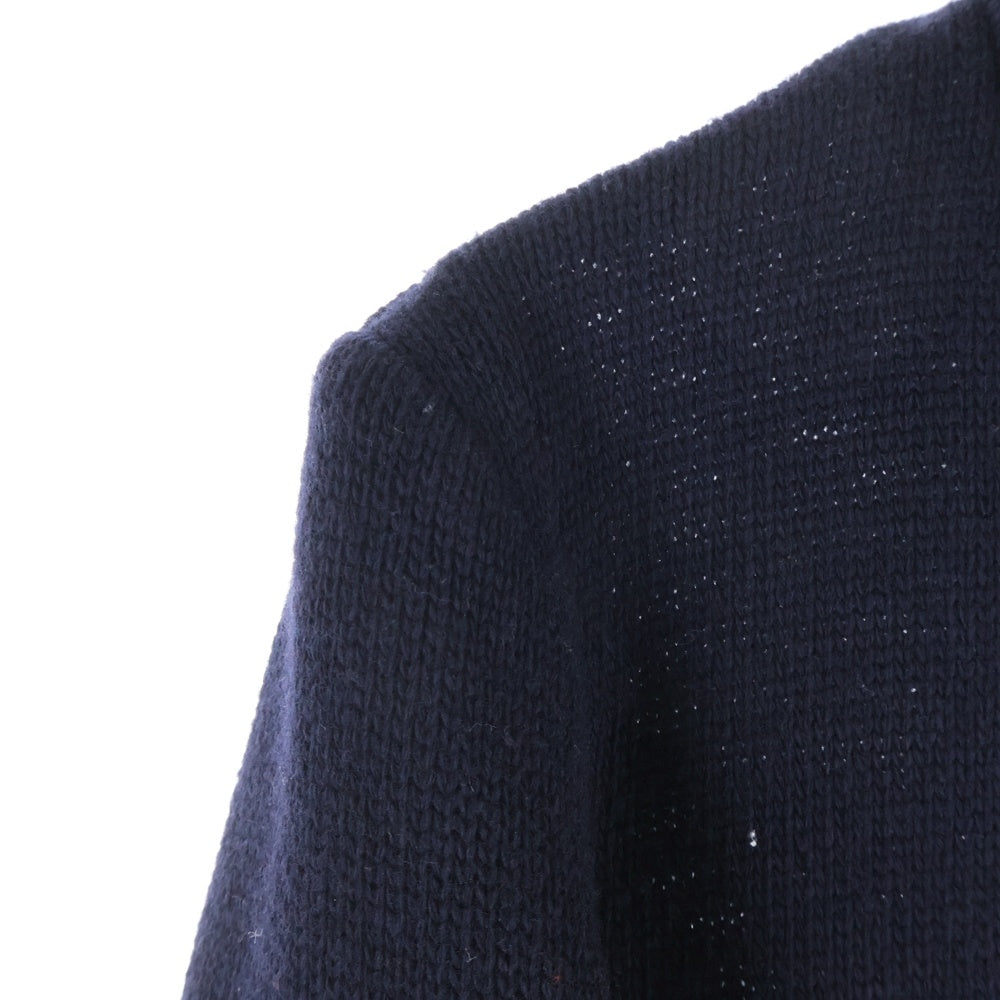 robe de chambre COMME des GARCONS(ローブドシャンブル コムデギャルソン) 02AW ウール ニット フック式 シングル ジャケット ブラック RG-J017 AD2002 レディース