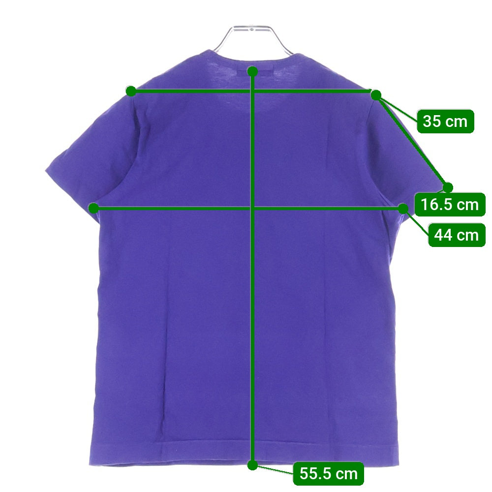 tricot COMME des GARCONS(トリコ コム デ ギャルソン) 06SS レースデザイン クルーネック 半袖Tシャツカットソー パープル TQ-T010 AD2005 レディース