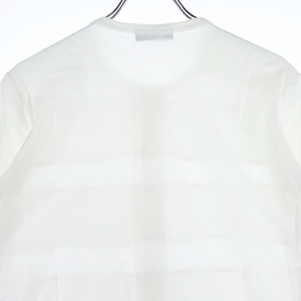 tricot COMME des GARCONS(トリコ コム デ ギャルソン) 07SS レースデザイン ノーカラー 長袖シャツ ホワイト TS-T085 AD2006 レディース