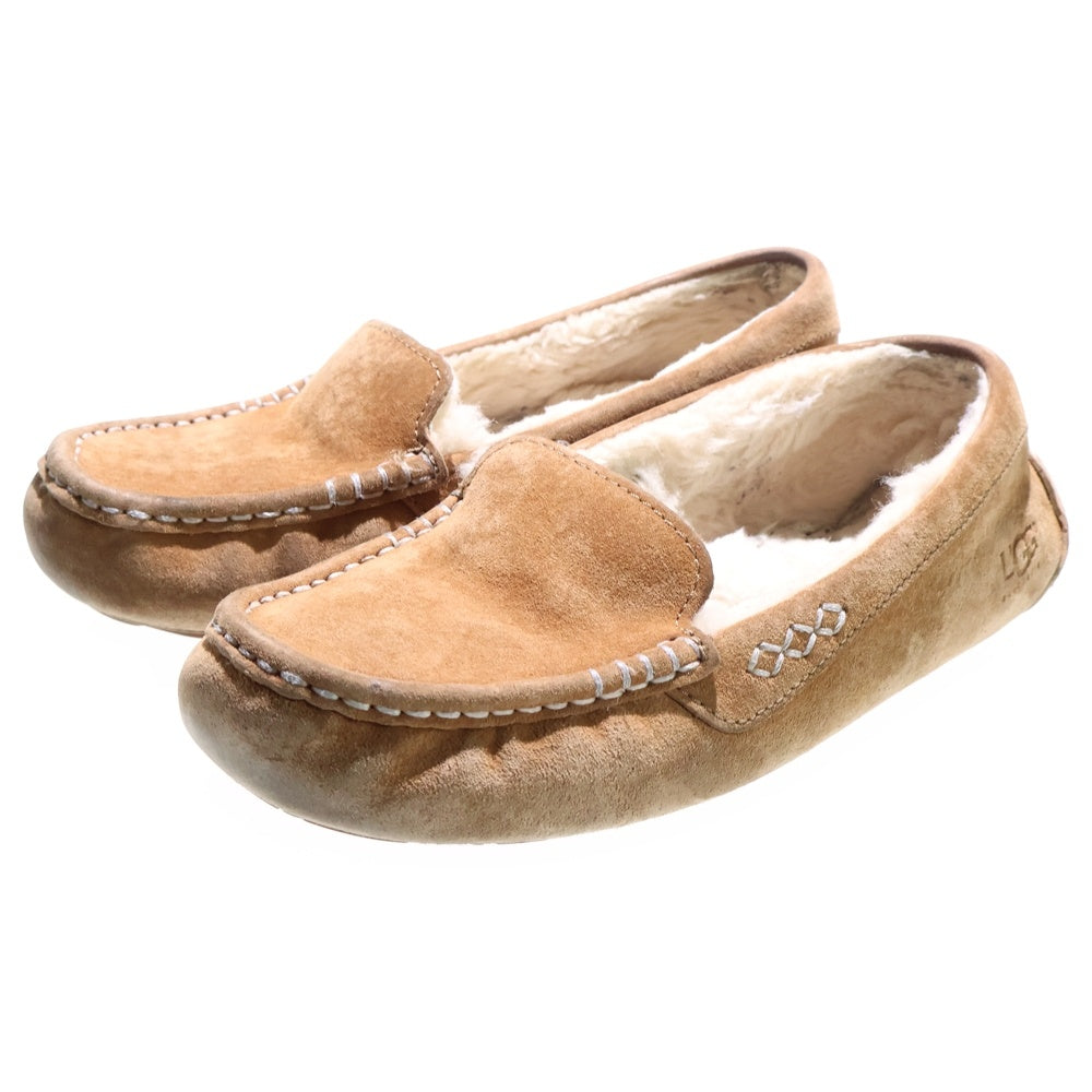 UGG(アグ) ANSLEY アンスレー スエード モカシン ローファー ブラウン F19012K レディース