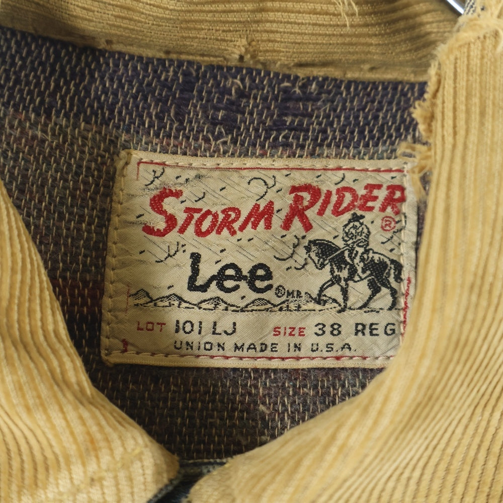 LEE(リー) 70S STORM RIDER ストームライダー ボーダーライナー デニムジャケット インディゴ 101-LJ